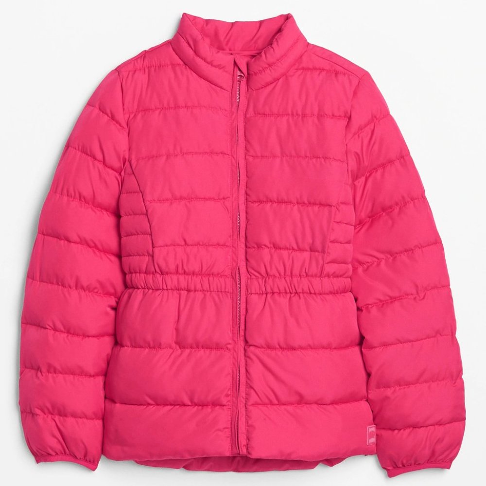 Gap Kids Factory NWT Pink Lightweight Puffer Jacket 476882 XL 12